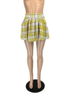 Stylish Plaid Pleated Skirt For Women -V For Vendetta Shop P 20210608105851879 254