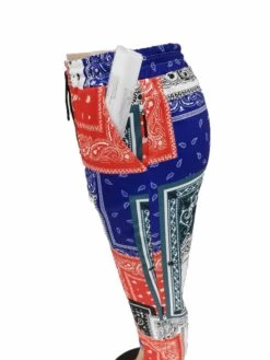 Casual Paisley Printed Colorful Pencil Women Long Pant -V For Vendetta Shop P 20210805145228565 600