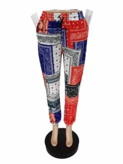 Casual Paisley Printed Colorful Pencil Women Long Pant -V For Vendetta Shop P 20210805145233099 371