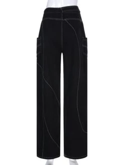 Street Ladies Loose Straight Black Denim Jeans Pant -V For Vendetta Shop P 20211208114606773 640
