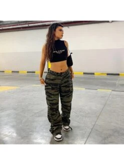 Casual Street Style Camouflage Pants -V For Vendetta Shop P 20220611151441845 833