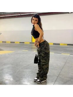 Casual Street Style Camouflage Pants -V For Vendetta Shop P 20220611151444266 710