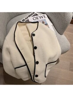 Korean Version New Loose Lambwool Women's Coats 7 Korean Version New Loose Lambwool Women's Coats -V For Vendetta Shop P 20221111163200728 473