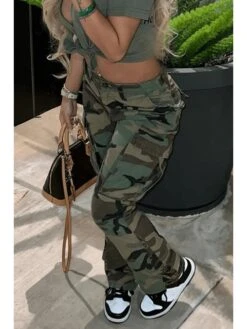 Casual Street Camouflage Long Pants For Women -V For Vendetta Shop P 20230427193740221 428