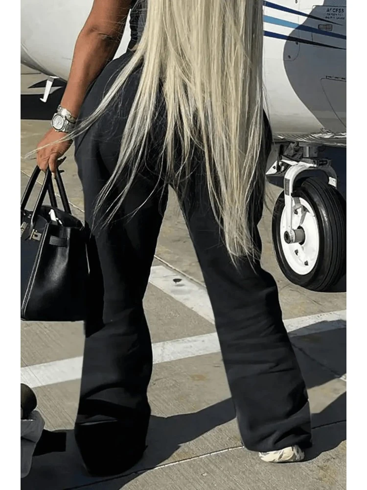 Solid Color Printed Sports And Leisure Pants 2 Solid Color Printed Sports And Leisure Pants - Image 2