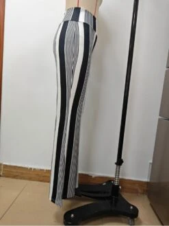 Casual Print High Waist Flared Pants -V For Vendetta Shop P 20230912183935242 284