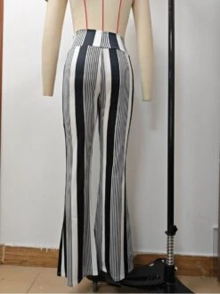 Casual Print High Waist Flared Pants -V For Vendetta Shop P 20230912183938322 320