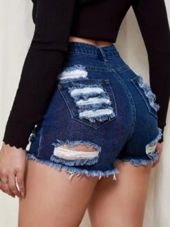 Solid Color Mid-rise Bodycon Shorts -V For Vendetta Shop P 20230927103926969 448