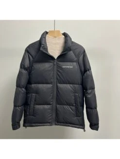Solid Color Bubble Down Coat
