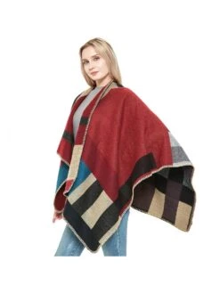 Tie Dye Colorblock Shawl & Cape -V For Vendetta Shop P 20231019162204482 634