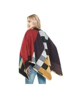 Tie Dye Colorblock Shawl & Cape -V For Vendetta Shop P 20231019162206907 574
