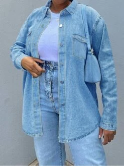 Down Collar Long Sleeve Single Breasted Jackets -V For Vendetta Shop P 20231031104711649 427