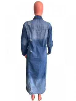 Distressed Gradient Color Patchwork Denim Coat 13 Distressed Gradient Color Patchwork Denim Coat -V For Vendetta Shop P 20231115133523638 849