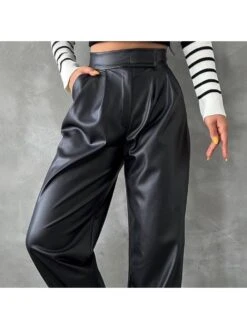 Solid Color Pure Color Zipper Pants