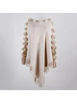 Patchwork Batwing Sleeve Knitting Cape -V For Vendetta Shop P 20231124170421655 593