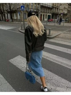 Patchwork Denim High Rise Skirts 11 Patchwork Denim High Rise Skirts -V For Vendetta Shop P 20240123124945147 329