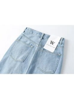 Patchwork Denim High Rise Skirts 15 Patchwork Denim High Rise Skirts -V For Vendetta Shop P 20240123124955746 613