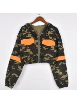 Colorblock Camouflage Cargo Cropped Coats -V For Vendetta Shop P 20240219170018494 411