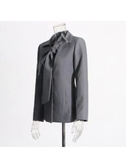 Lace Up Patchwork Single Breasted Blazers -V For Vendetta Shop P 20240508142002876 102