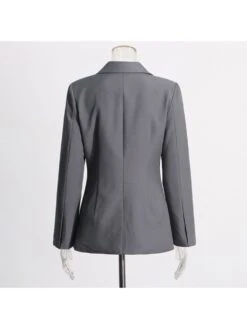 Lace Up Patchwork Single Breasted Blazers -V For Vendetta Shop P 20240508142003293 325