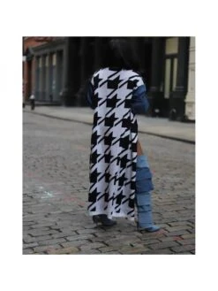 Colorblock Houndstooth Long Shawl -V For Vendetta Shop P 20240522105525234 172