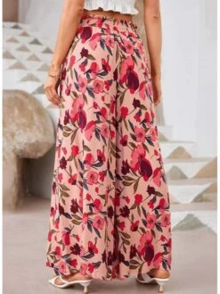 Colorblock High Rise Wide Leg Pants -V For Vendetta Shop P 20240530171035911 866