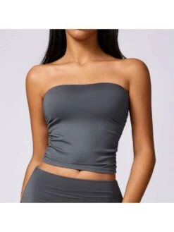 V For Vendetta Shop 19 Solid Color Straight Across Cropped Tank