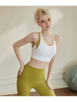 Colorblock Crewneck Wrap Yoga Sets -V For Vendetta Shop P 20240612094005252 239