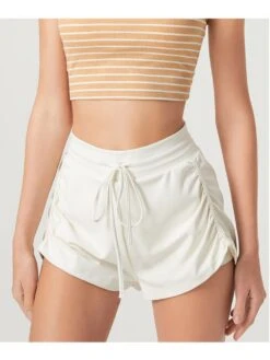 Drawstring Patchwork Sporty Short Pants -V For Vendetta Shop P 20240613114408234 195