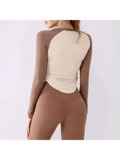 Colorblock Crewneck Skinny Top -V For Vendetta Shop P 20240621142050082 771