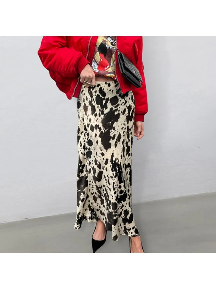 Colorblock Splash-ink Casual Skirts 2 Colorblock Splash-ink Casual Skirts - Image 2