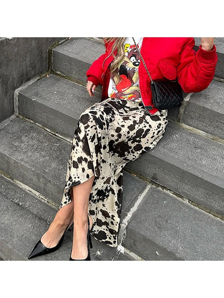 Colorblock Splash-ink Casual Skirts 3 Colorblock Splash-ink Casual Skirts - Image 3