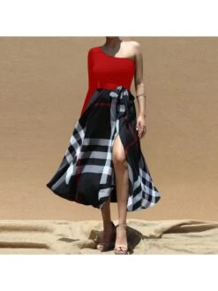 Fall Casual Print One Shoulder Maxi Dress 13 Fall Casual Print One Shoulder Maxi Dress -V For Vendetta Shop P 20230911115638979 322