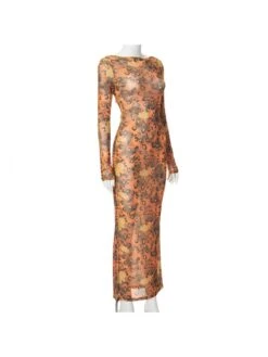 Leopard High Rise Bodycon Maxi Dress -V For Vendetta Shop P 20231113143719697 929