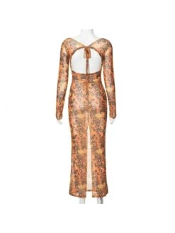 Leopard High Rise Bodycon Maxi Dress -V For Vendetta Shop P 20231113143722188 176