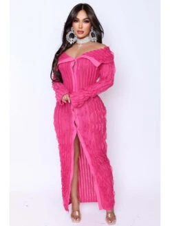 Patchwork Wave Bodycon Long Sleeves Dress