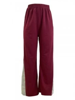 Contrast Color Loose Elastic Waist Pants -V For Vendetta Shop P 20240416111521446 828