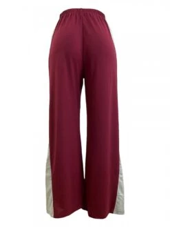 Contrast Color Loose Elastic Waist Pants -V For Vendetta Shop P 20240416111523232 498