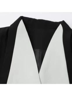 Colorblock Patchwork Long Sleeves Blazers Dress 18 Colorblock Patchwork Long Sleeves Blazers Dress -V For Vendetta Shop P 20240605160810627 381