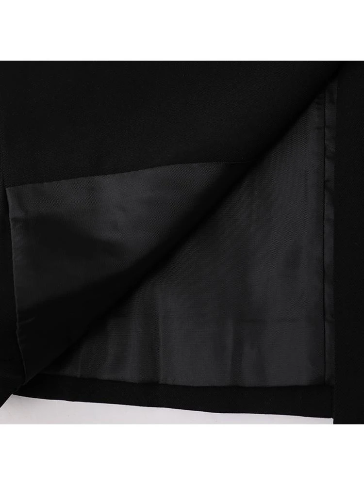 Colorblock Patchwork Long Sleeves Blazers Dress 9 Colorblock Patchwork Long Sleeves Blazers Dress - Image 9