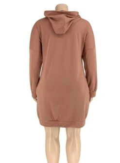 Casual Letter Plus Size Hoodie Dress 7 Casual Letter Plus Size Hoodie Dress -V For Vendetta Shop P 22916106053996378 62964